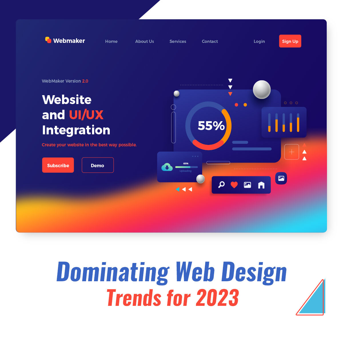 Dominating Web Design Trends for 2023